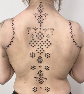Pattern dots tattoo