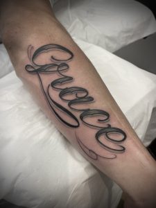 Script tattoo
