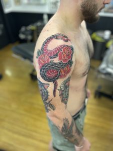 Traditional Snake Tattoo